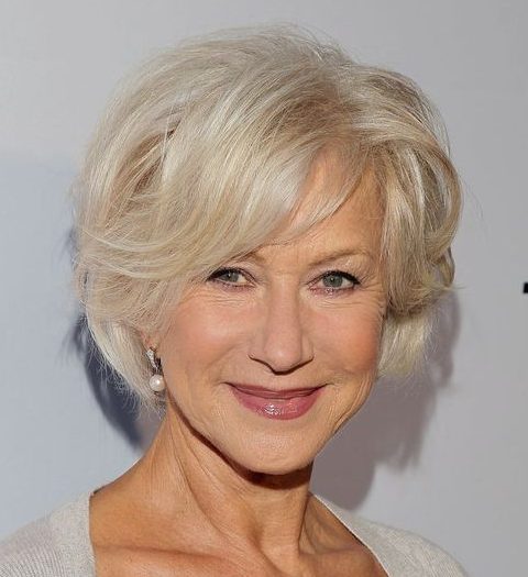 Older short hairstyles for fine hair over 60