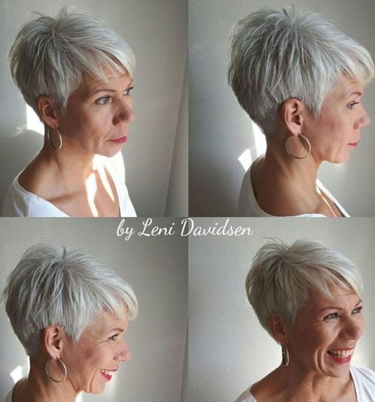 Pixie haircuts for fine hair over 60