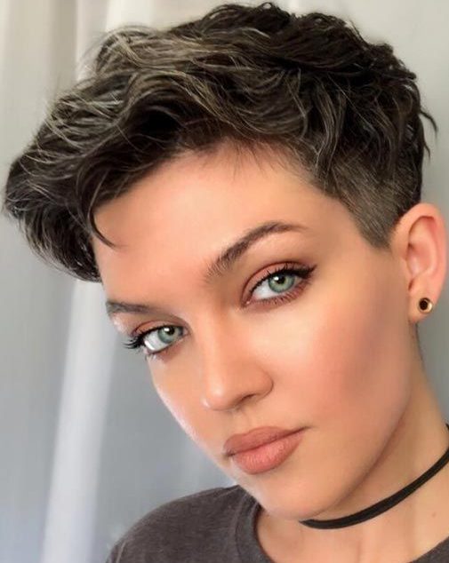 Round face pixie cut 2021