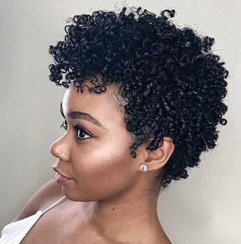Short natural haircuts for black females