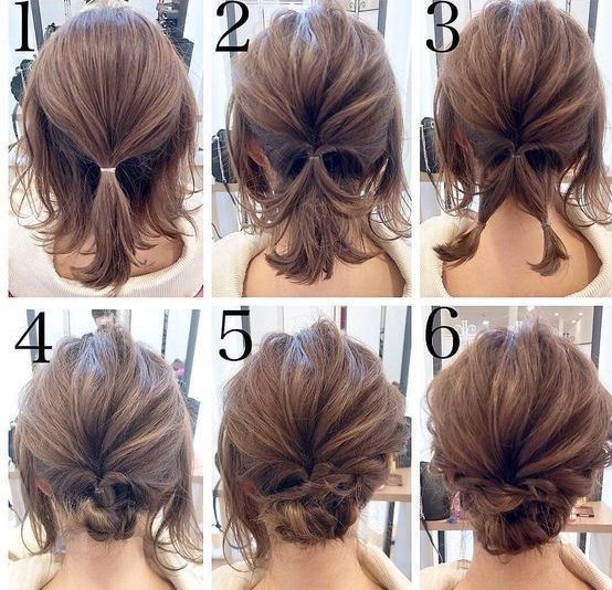 Updo Hairstyles for Short Hair 2021 | Short Hair Models