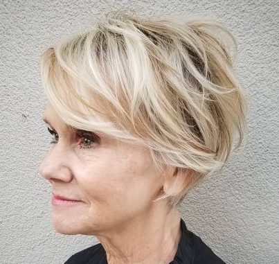 Low maintenance hairstyles for 60 year old woman with fine hair