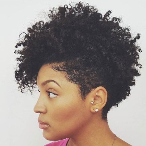 black woman ear length short bob