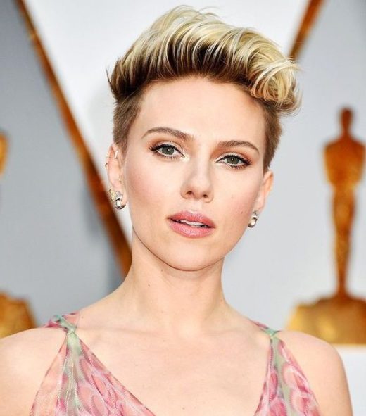 bob scarlett johansson short hair