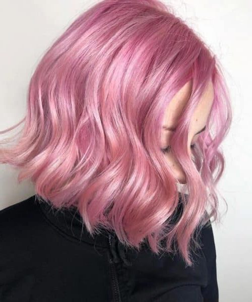 dark pink hair