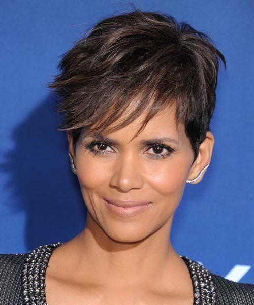 halle berry long hair