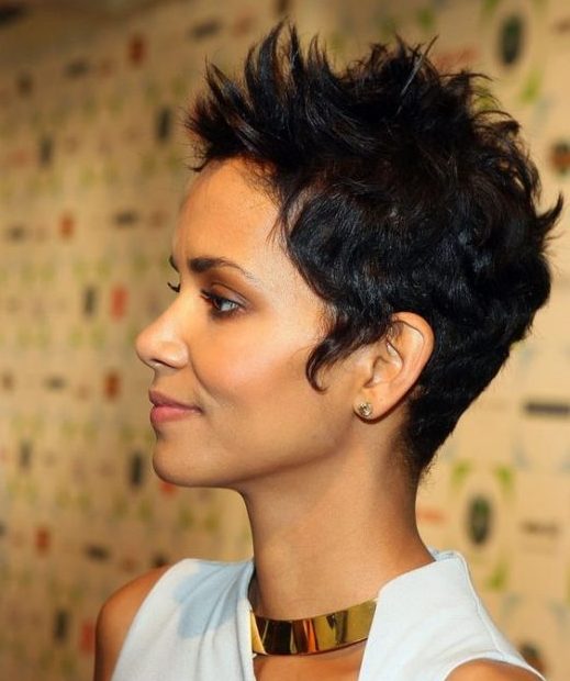 halle berry pixie cut back view