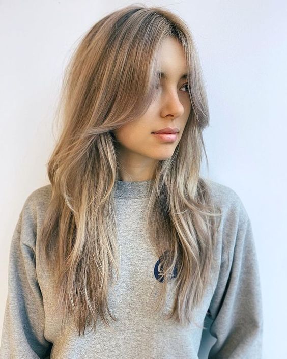 layered hair