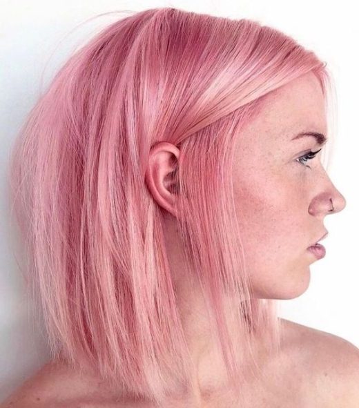 light pink hair