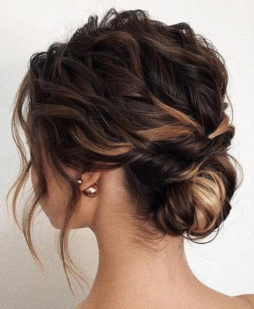 long hair chignon hairstyle