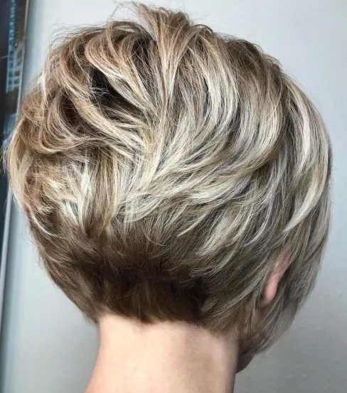 pixie short stacked bob