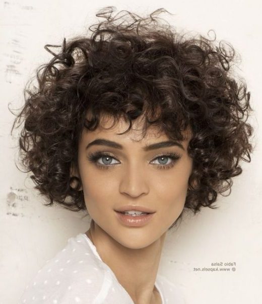 short hair perm