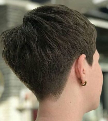 short pixie cut