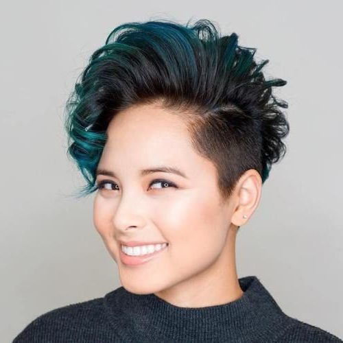 undercut asian pixie cut