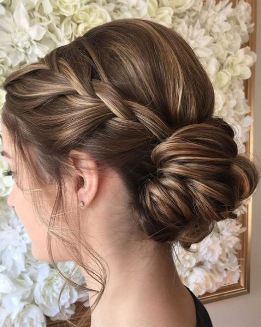 wedding chignon hairstyle