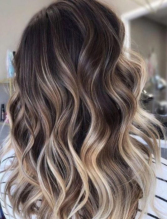 Balayage hair