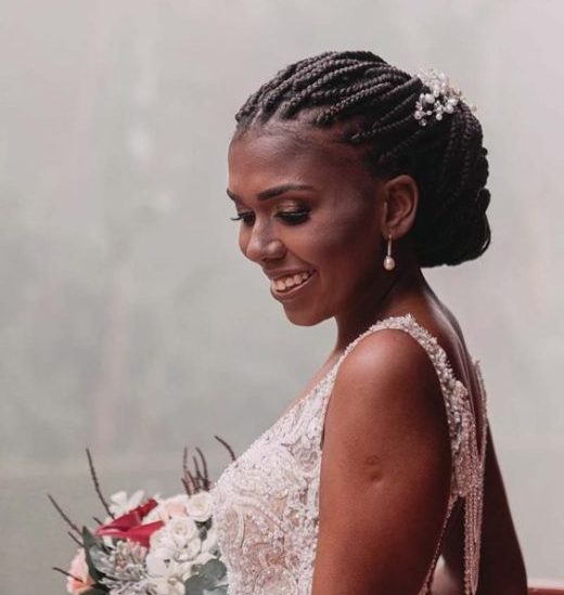 african wedding updos for natural black hair