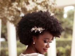 black wedding hairstyles with veil