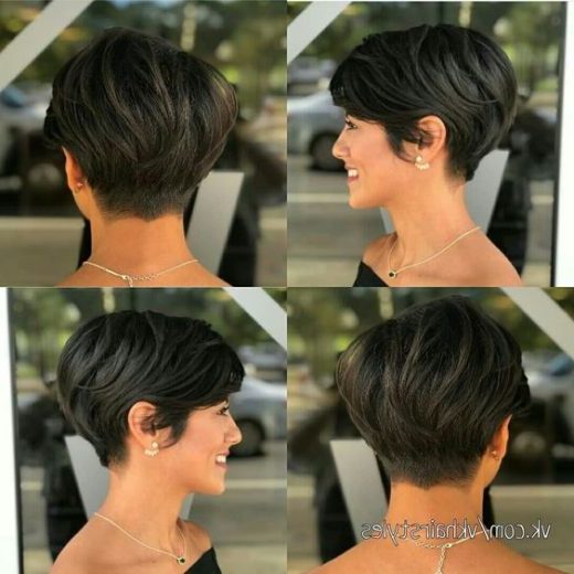 edgy messy short pixie cut