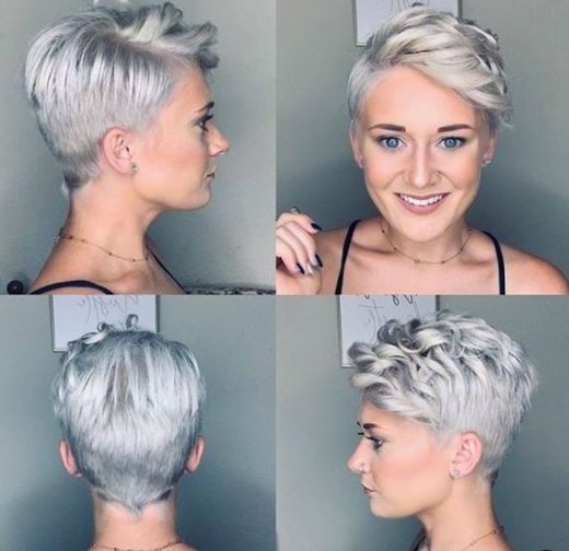 fine hair short pixie haircuts front and back view