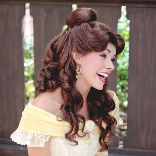 little girl princess belle hair