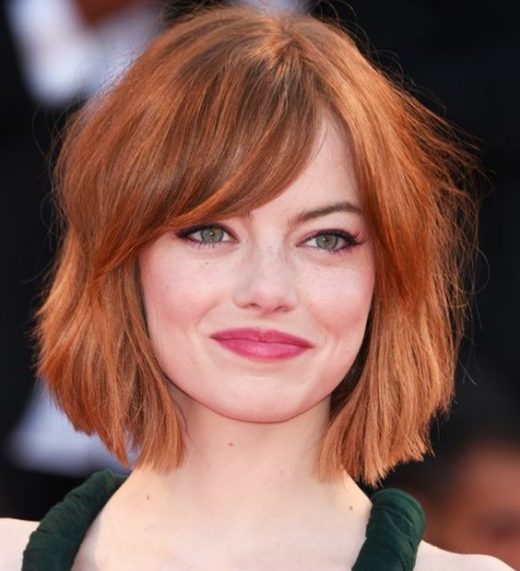 low maintenance bobs for round faces and fine hair