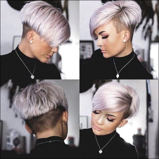 messy undercut pixie