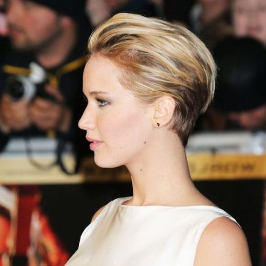 shoulder length jennifer lawrence hair