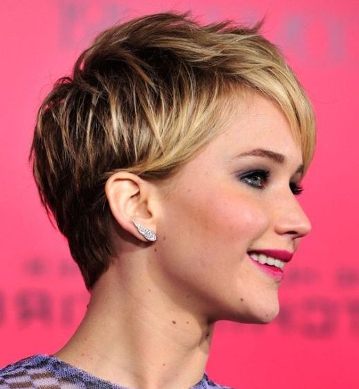 shoulder length jennifer lawrence haircut