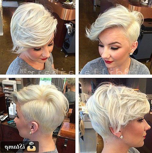 undercut curly pixie cut