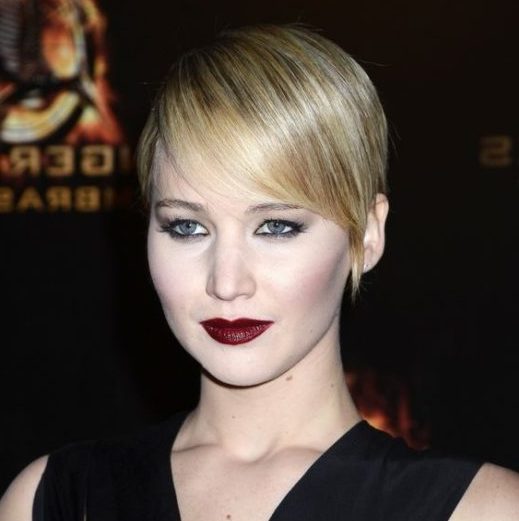 wavy jennifer lawrence bob