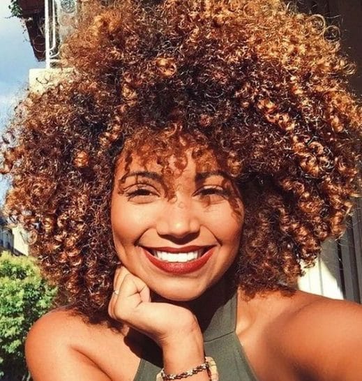 hair color for dark skin short natural hair