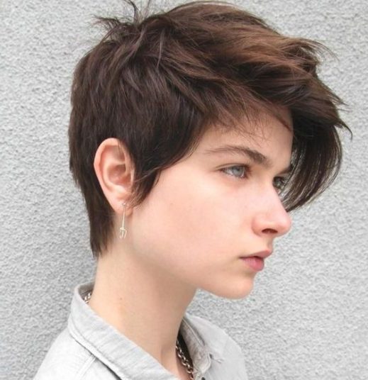 long pixie cut