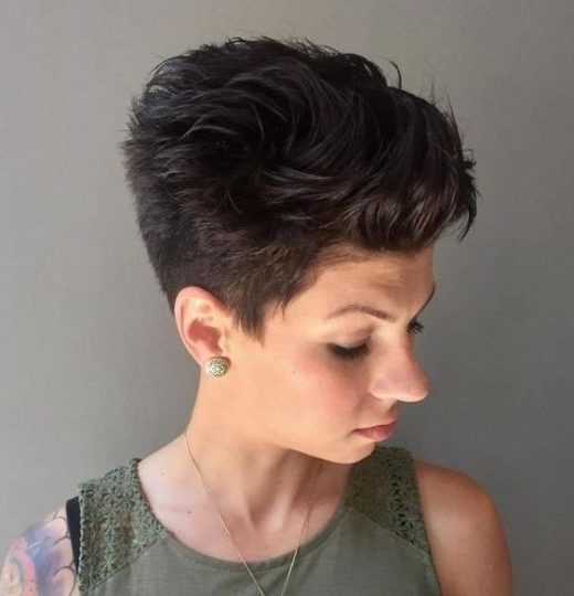 short tomboy androgynous haircuts