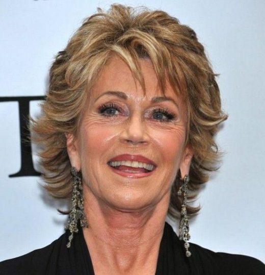 layered shaggy hairstyles for fine hair over 50