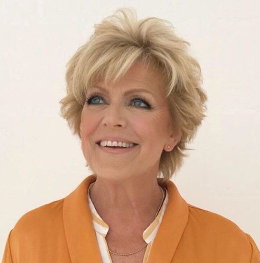 thick hair short shaggy hairstyles over 50