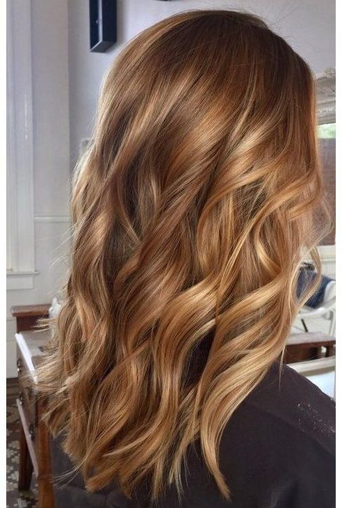 caramel honey brown hair color