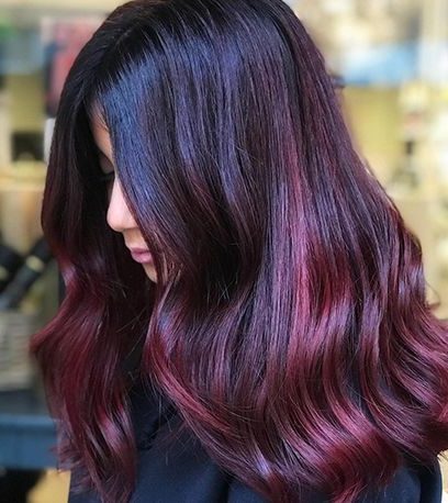 chocolate cherry hair color