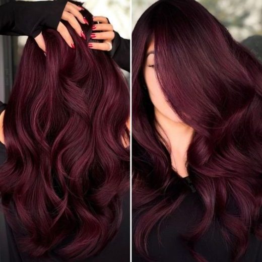 chocolate cherry mahogany cocoa brown hair color