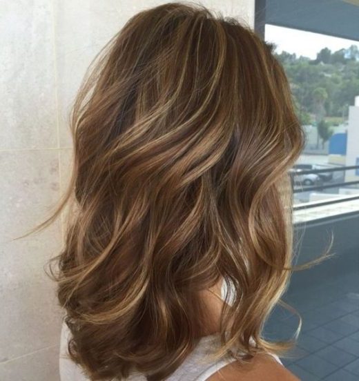 caramel light brown hair color