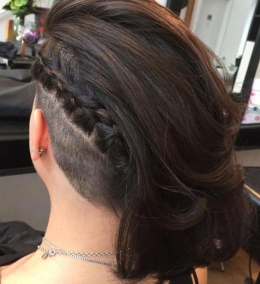 easy simple undercut designs female