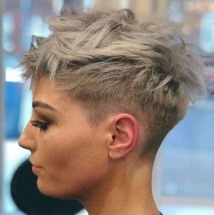 female side undercut long hair