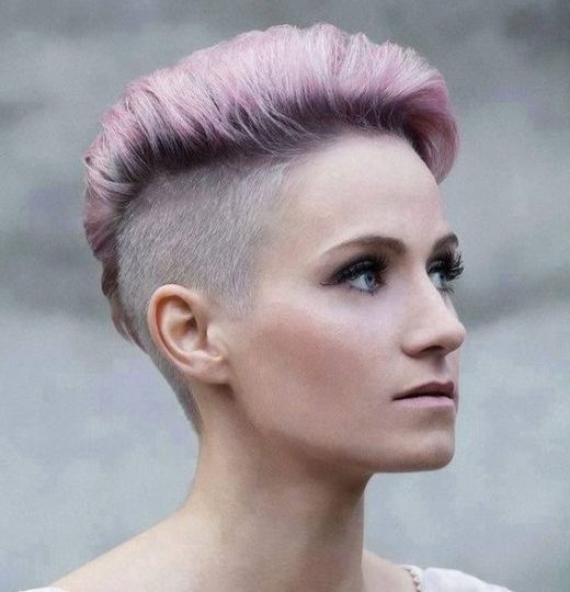 feminine undercut pixie