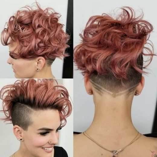 layered pixie cut front and back