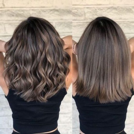 light smokey ash brown hair color