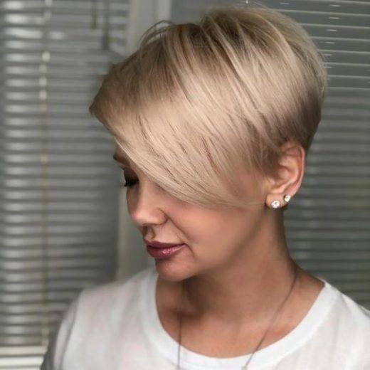 long layered long pixie cut