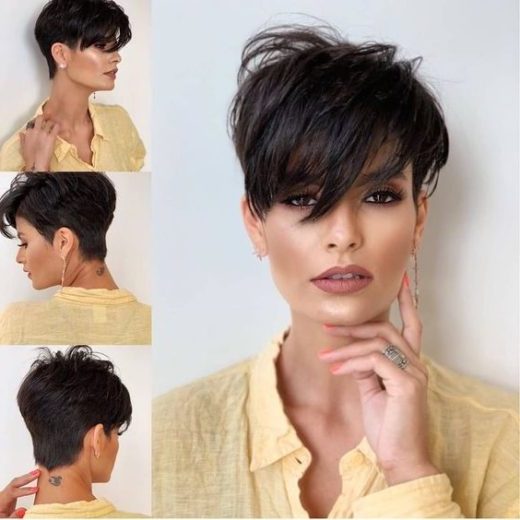 long pixie cut