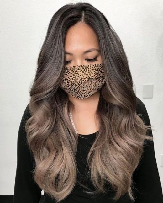 medium ash brown hair color