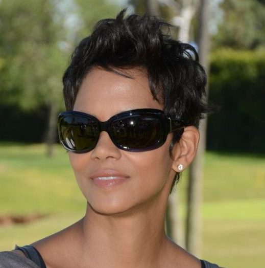 round face short natural haircuts for black females