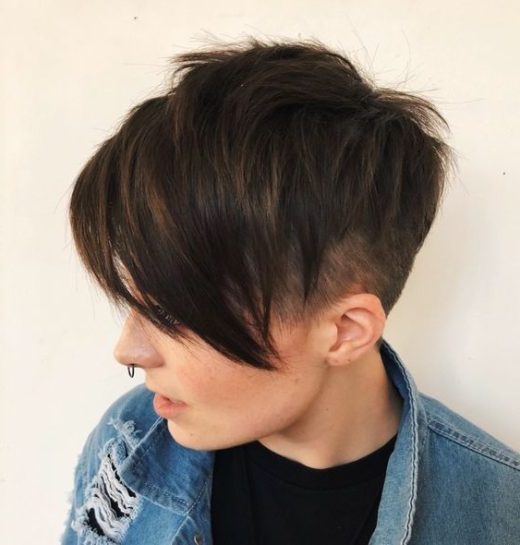 short tomboy androgynous haircuts